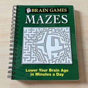 2/$20 Brain Games Mazes Puzzle Book